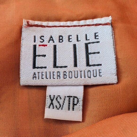 ISABELLE ELIE Montreal Designer SKIRT Sz XS 24 waist HANDMADE EXCLUSIVITY A GEM - Picture 7 of 7